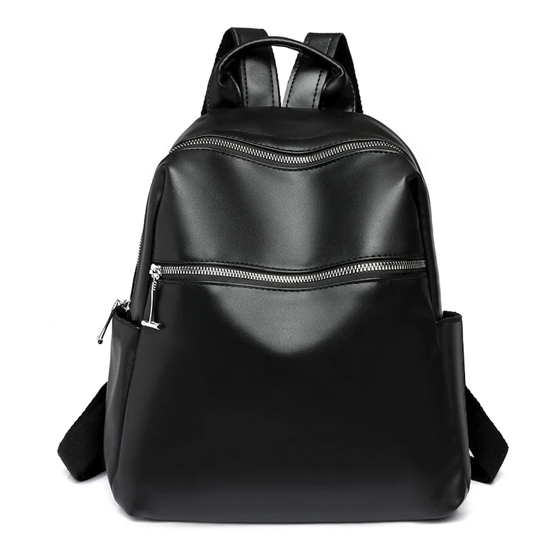 Women's Large-capacity Multifunction PU Leather Backpack