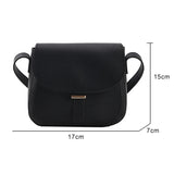 Small PU Leather Shoulder Bag for Women Crossbody with Long Strap