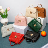 Crocodile Pattern Totes Handbag One-shoulder Messenger Bag
