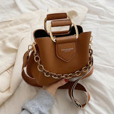 Women's Portable Bucket Bag Shoulder Bag