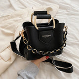 Women's Portable Bucket Bag Shoulder Bag