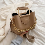 Women's Portable Bucket Bag Shoulder Bag