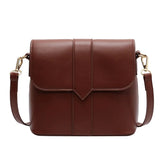 Retro Messenger Bag for Women, Shoulder Bag with Buckle, Crossbody Purse