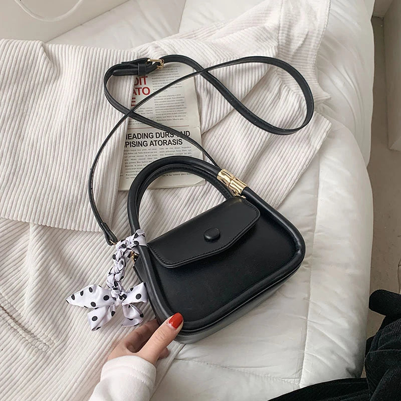 Women Small Square Bag High PU Leather Fashionable Ladies Messenger Bag