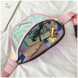Women's Bag Laser Chest Bag Casual Wild Sports Messenger Waist Bag