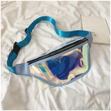 Women's Bag Laser Chest Bag Casual Wild Sports Messenger Waist Bag