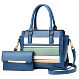 Fashion PU Leather Lady Handbag Large Capacity Messenger Shoulder Bag