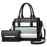 Fashion PU Leather Lady Handbag Large Capacity Messenger Shoulder Bag