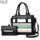 Fashion PU Leather Lady Handbag Large Capacity Messenger Shoulder Bag