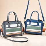 Fashion PU Leather Lady Handbag Large Capacity Messenger Shoulder Bag