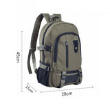 Vintage Canvas Backpack Rucksack School Satchel Travel Shoulder Bag