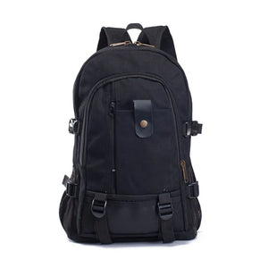 Vintage Canvas Backpack Rucksack School Satchel Travel Shoulder Bag