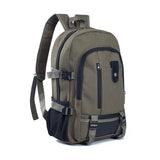 Vintage Canvas Backpack Rucksack School Satchel Travel Shoulder Bag