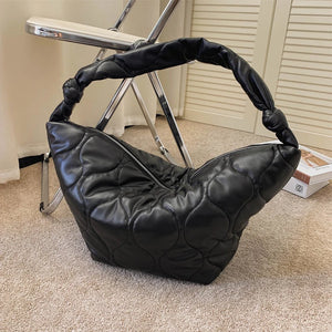 Soft Leather Shoulder Bag Handbag Underarm Bag