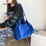Vintage Canvas Crossbody Bag for Women Solid Large Capacity Casual Shoulder Bag