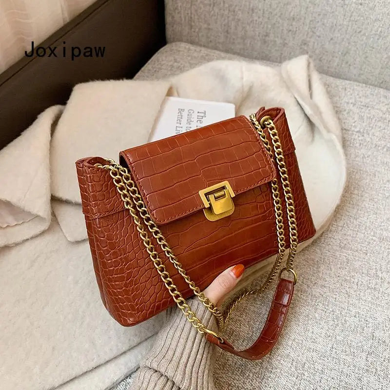 Vintage Large Capacity Shoulder Bag for Women Pu Leather Tote Bags