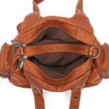 Vintage Style PU Leather Women Messenger Bag
