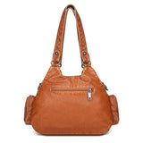 Vintage Style PU Leather Women Messenger Bag