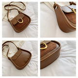 Vintage Style Women Shoulder Bag Handbags And Purses Pu Leather