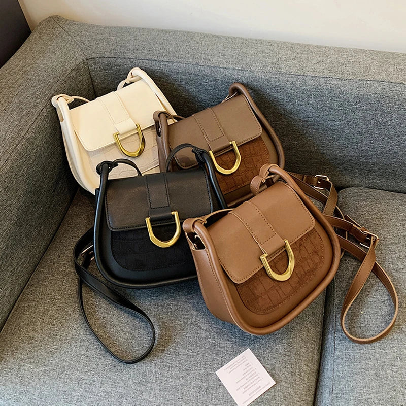 Vintage Style Women Shoulder Bag Handbags And Purses Pu Leather