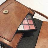 Vintage Leather Shoulder Bag Women Crossbody Messenger Clutch Purse