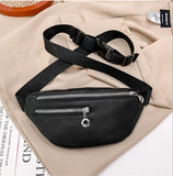 Women Waist Pack PU Chest Bag For Women