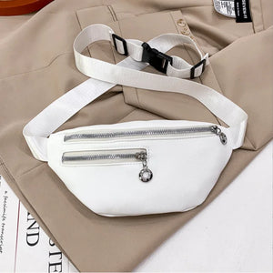 Women Waist Pack PU Chest Bag For Women