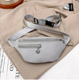 Women Waist Pack PU Chest Bag For Women