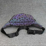 Geometry Luminous Women Waist Fanny Packs Travel Belt Bag