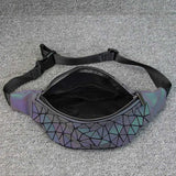 Geometry Luminous Women Waist Fanny Packs Travel Belt Bag