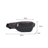 Geometry Luminous Women Waist Fanny Packs Travel Belt Bag