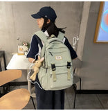 Waterproof Nylon Women Backpack Japanese Female Schoolbag