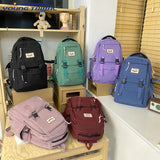 Waterproof Nylon Women Backpack Japanese Female Students