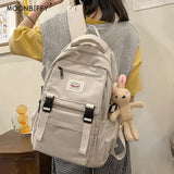 Waterproof Nylon Women Backpack Japanese Female Schoolbag