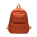 Waterproof Nylon Women Backpack Solid Casual Backpack for Teenagers Women