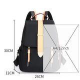 Waterproof Oxford Cloth Women Backpack Light Travel Bagpacks School Bags
