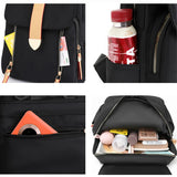 Waterproof Oxford Cloth Women Backpack Light Travel Bagpacks School Bags