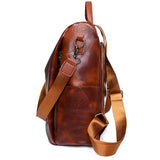 Waterproof PU Leather Women Backpack Light Travel Backpack School Bags