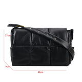Women's Padded Winter Shoulder Bag Large Capacity Tote Crossbody Handbag