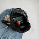 Winter Travel Women's Waterproof Down Fabric Backpacks