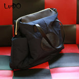 Winter Women Handbags Warm Tote Bag Space Cotton Material Large Package