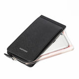 26 Slot Bifold Men Wallet Multifunctional Long Wallets Zipper Student Wallet