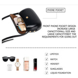 RFID Blocking Leather Crossbody Pouch All-Match Phone Bag