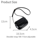 RFID Blocking Leather Crossbody Pouch All-Match Phone Bag