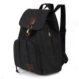 Women Canvas Laptop Travel Backpack High School College Bag