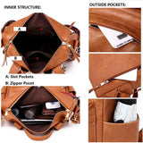 Women Backpack Travel Bag Casual Ladies Satchel Pu Leather Shoulder Bags