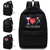 Canvas Laptop Backpack Nurse Pattern Sport Bags
