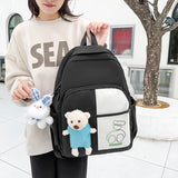 Women Backpack Teenagers Girls Large Nylon School Bag Female Anti Theft Bagpack