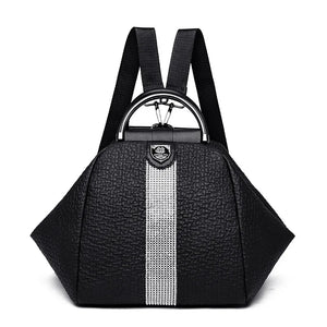 Women Backpacks High PU Leather Shoulder Bag Small Backpacks