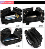 Nylon Women's Travel Bag Tote Shoulder Handbag